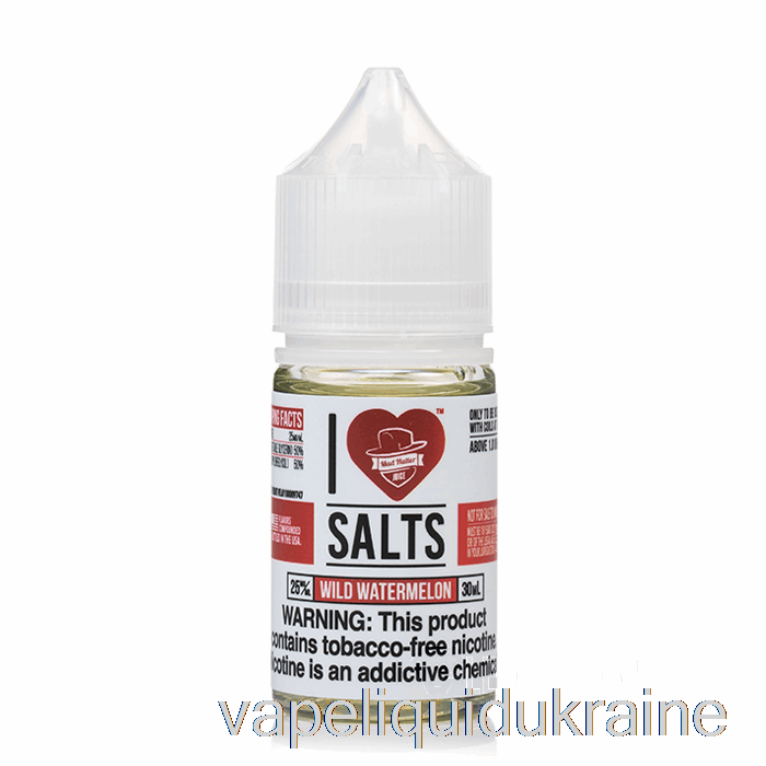 Vape Liquid Ukraine Wild Watermelon - I Love Salts - 30mL 50mg